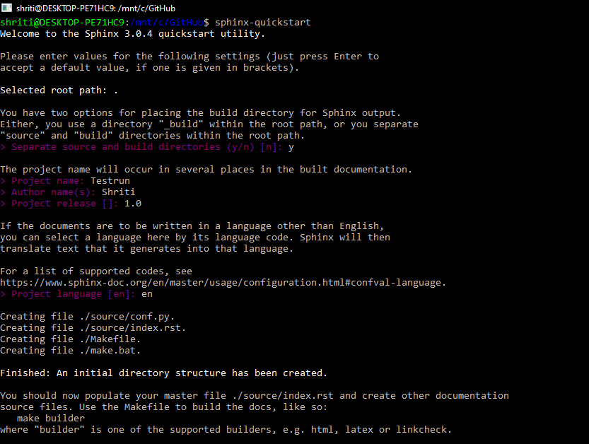 A guide to Sphinx | Shriti Chandra